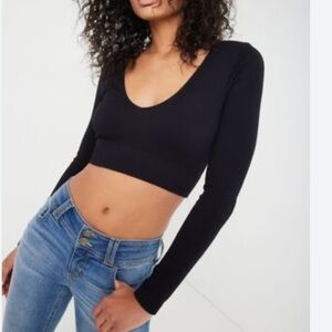 Stella Long Sleeve Crop Top